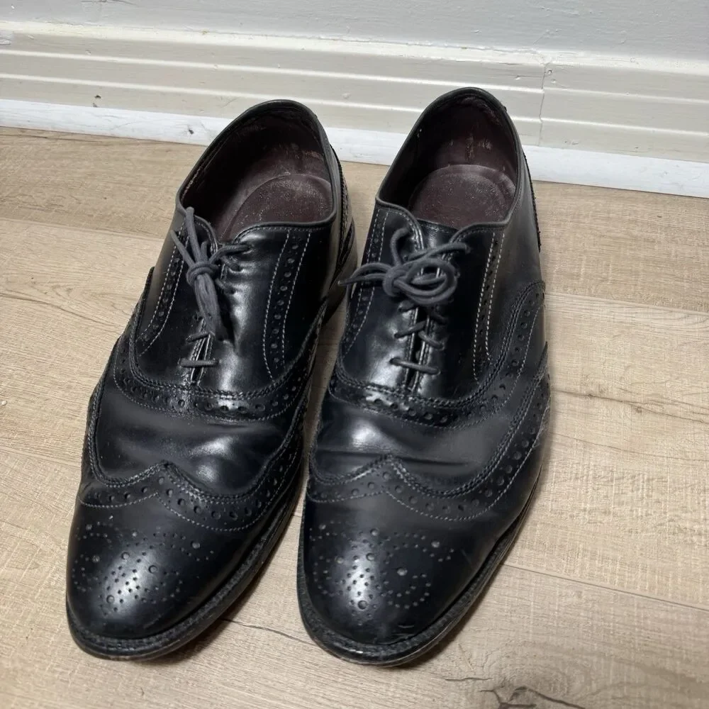 Allen Edmonds Men’s 10 3E Independence Coll. Jefferson Wingtip Oxford Black 7605